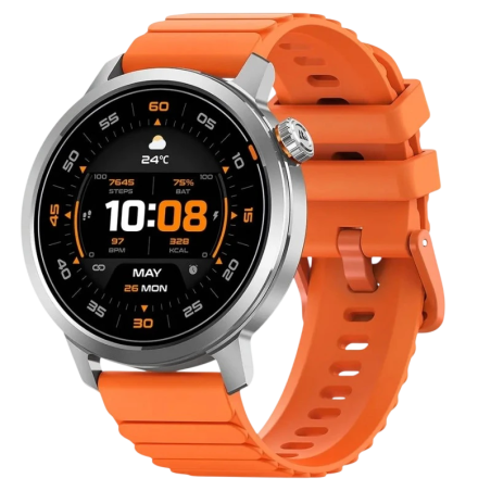 KOSPET ORB Argent 1,43 pouces AMOLED GPS 5 jours +180 sports IP68 Smartwatch