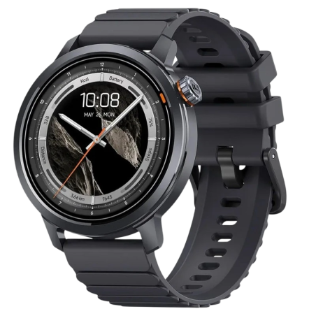 KOSPET ORB Noir 1,43 pouces AMOLED GPS 5 jours +180 sports IP68 Smartwatch