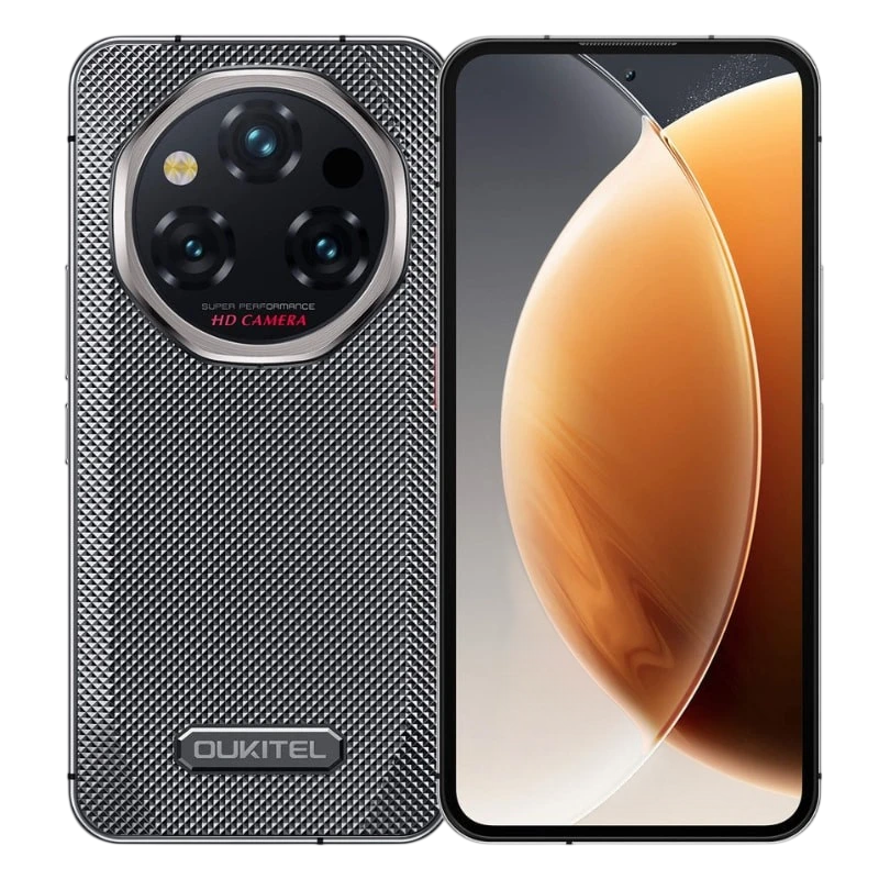 Oukitel WP210 5G 12GB/512GB Noir Rugged IP68/IP69K 6,7 pouces AMOLED 120Hz 108MP 8800mAh 45W NFC