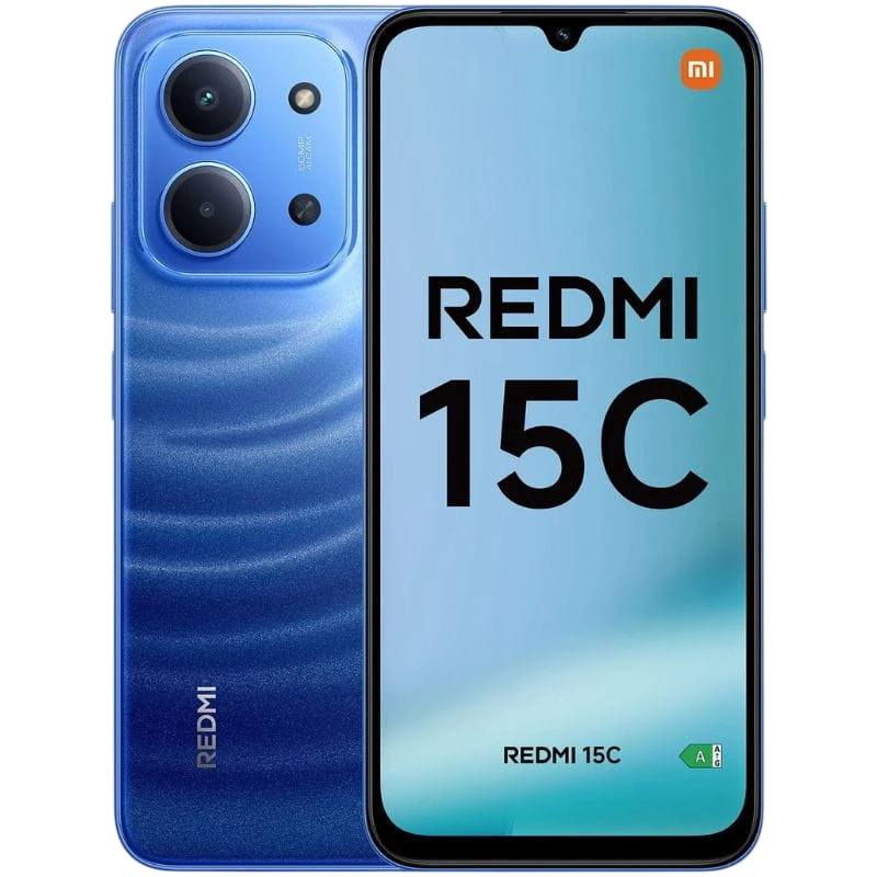 Xiaomi Redmi 15C 4GB/256GB Bleu 6,9 pouces IPS 120Hz 50MP 6000mAh 33W
