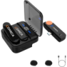 COMICA Vimo S-UC Microphone Lavalier sans fil avec suppression du bruit (USB-C) Noir