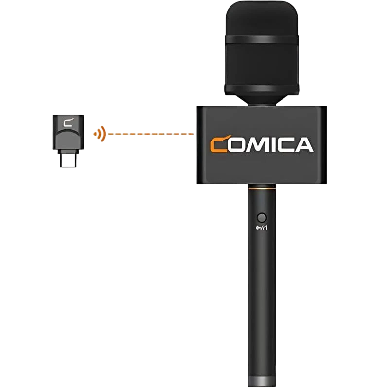 COMICA Revo S Microphone sans fil à main pour interviews USB-C
