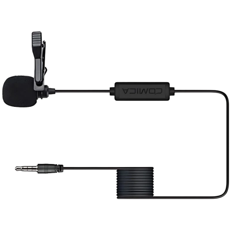 COMICA TRRS 4,5 m Microphone lavalier pour smartphone
