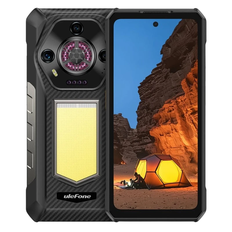 Ulefone Armor 30 12GB/512GB Noir Rugged IP68/IP69K 6,95 pouces IPS 120Hz 64MP 12800mAh 66W NFC