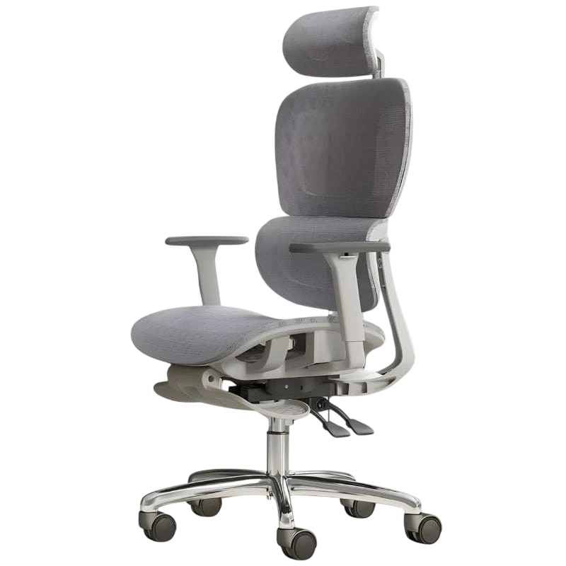Powerbasic Tondela accoudoirs 3D coussin lombaire maille repose-pieds Chaise de bureau ergonomique