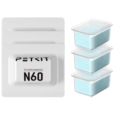 PETKIT Désodorisant pour bac à litière N60 pour Purobot Ultra/ Purobot Max Pro (lot de 3)
