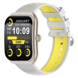 COLMI P86 Doré 1,93 pouces AMOLED GPS 12 jours +120 sports 1ATM Smartwatch