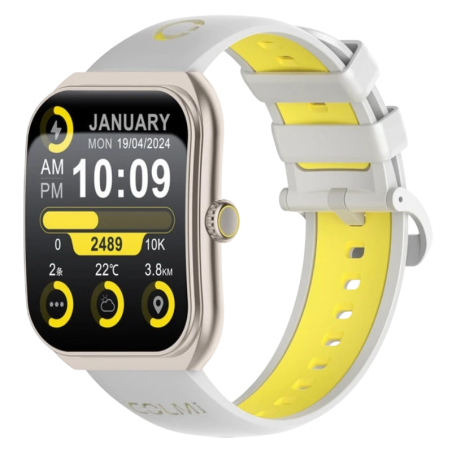 COLMI P86 Doré 1,93 pouces AMOLED GPS 12 jours +120 sports 1ATM Smartwatch