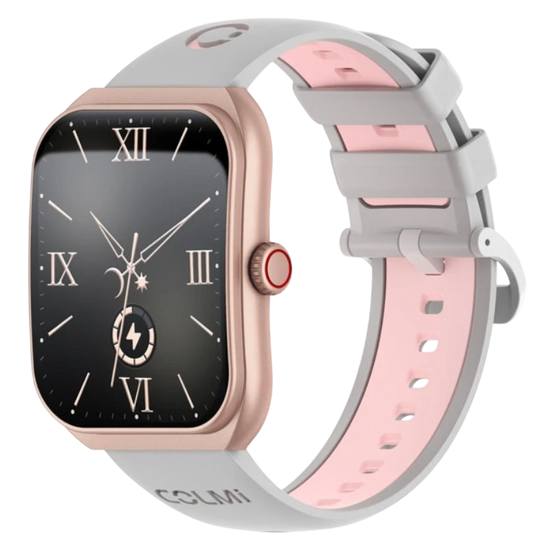 COLMI P86 Rose 1,93 pouces AMOLED GPS 12 jours +120 sports 1ATM Smartwatch