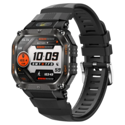 COLMI P85 Noir 1,75 pouces IPS GPS 7 jours +100 sports 3ATM Smartwatch