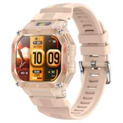 COLMI P85 Doré 1,75 pouces IPS GPS 7 jours +100 sports 3ATM Smartwatch