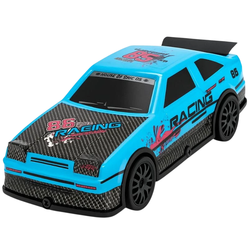 810P 1/22 4WD Drift Noir Bleu Clair 35m de portée Voiture RC électrique