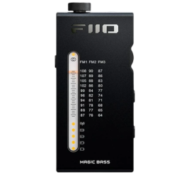 FiiO RR11 Noir stéréo Hi-Fi FM Bluetooth 10h Radio portable