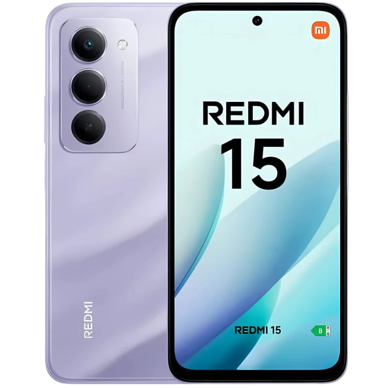 Xiaomi Redmi 15 4G 6GB/128GB Violet 6,9 pouces IPS 144Hz 50MP 7000mAh 33W NFC