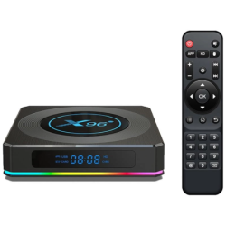 X96 X4 4GB/32GB Android 11 4K WiFi double bande Bluetooth S905X4 TV Box