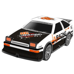 810P 1/22 4WD Drift Noir Bleu Clair 35m de portée Voiture RC électrique