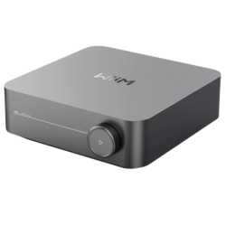 WiiM Amp Streaming Stéréo 24 bits/192 kHz Gris Foncé 60W par canal Bluetooth 5.0 DAC WiFi Amplificateur