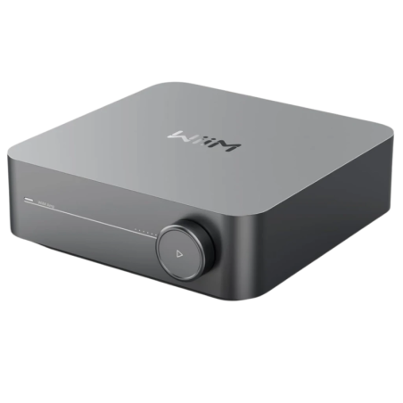 WiiM Amp Streaming Stéréo 24 bits/192 kHz Gris Foncé 60W par canal Bluetooth 5.0 DAC WiFi Amplificateur
