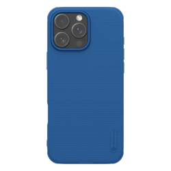 Nillkin Coque Super Frosted Shield Pro iPhone 16 Pro Bleu