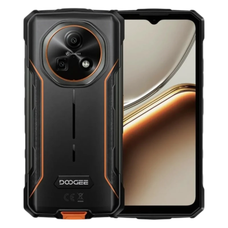 Doogee Fire 7 4GB/256GB Orange Rugged IP68/IP69K 6,6 pouces IPS 90Hz 64MP 13000mAh 18W NFC