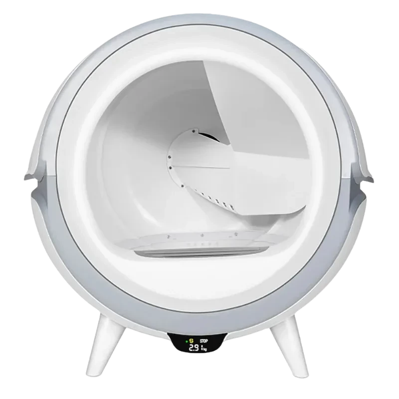 Daewoo D-HIPC101 Litière autonettoyante pour chats d'une capacité de 4L Compatible avec l'App Tuya