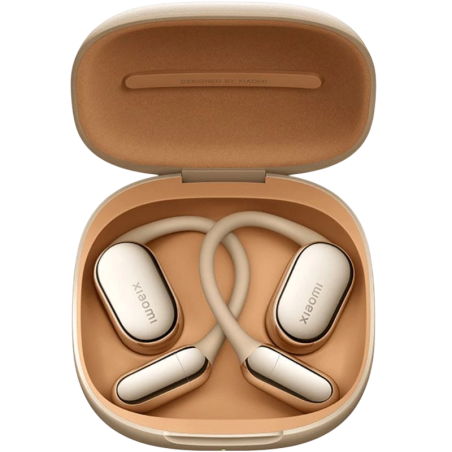 Xiaomi OpenWear Stereo Pro Doré Sable Open-Ear ANC Bluetooth 5.4 45h IP54 Multipoint Écouteurs sans fil