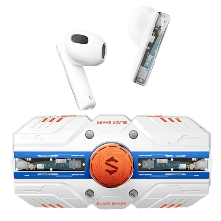 Black Shark Rokas 3 Blanc Bluetooth 5.4 24h Écouteurs sans fil
