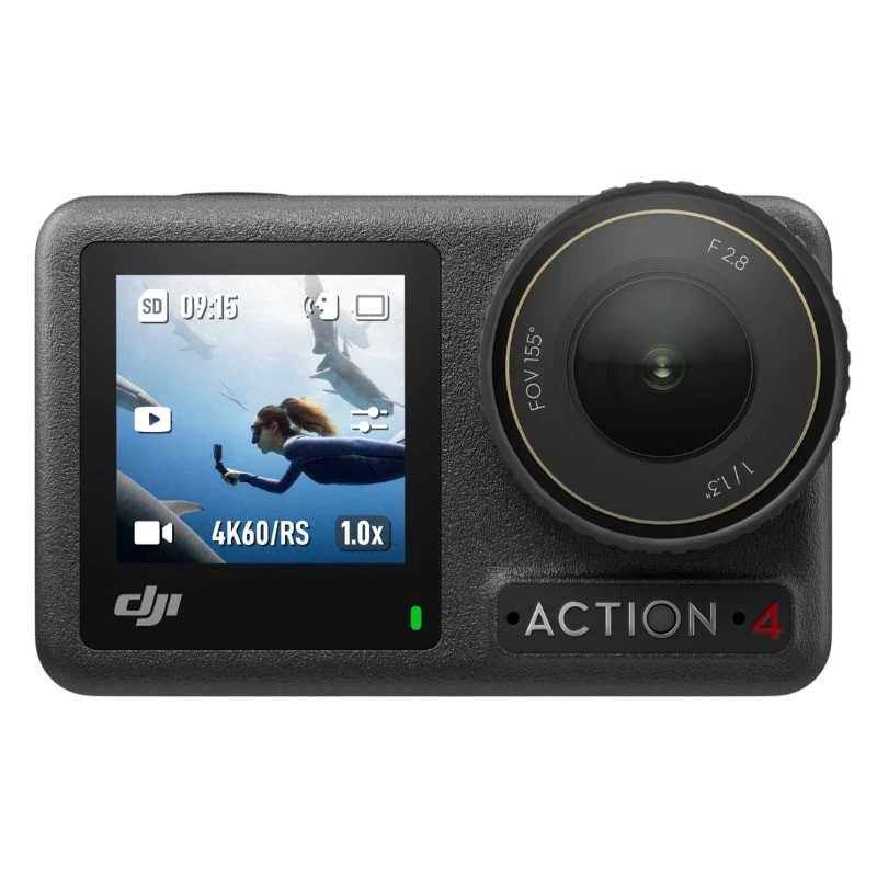 DJI Osmo Action 4 Standard Combo 4K 30fps Caméra sportive