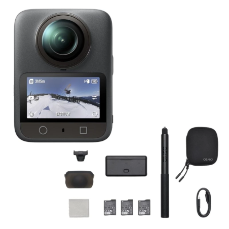 DJI Osmo 360 Adventure Combo 8K 50fps Caméra sportive + Pack d'accessoires