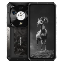 Ulefone Armor 28 Pro 5G 16GB/512GB Noir Rugged IP68/IP69K 6,67 pouces AMOLED 120Hz 64MP 10600mAh 120W NFC