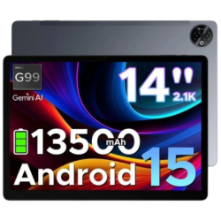 Doogee E3 Max 4G 8GB/256GB Gris 14 pouces IPS 16MP 13500mAh Tablette