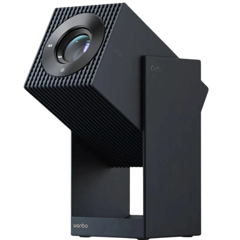 Wanbo Cube 2 Pro Black Blue 500 lumens ANSI Full HD Android TV 11 autofocus haut-parleur 8W 28dB Projecteur
