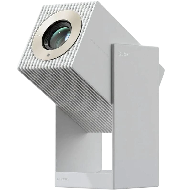 Wanbo Cube 2 Pro Blanc 500 lumens ANSI Full HD Android TV 11 mise au point automatique haut-parleur 8W 28dB Projecteur