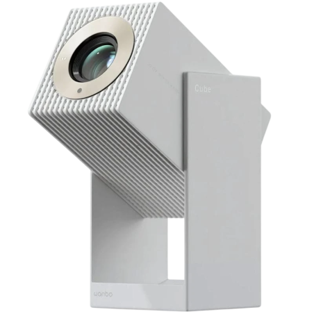 Wanbo Cube 2 Pro Blanc 500 lumens ANSI Full HD Android TV 11 mise au point automatique haut-parleur 8W 28dB Projecteur