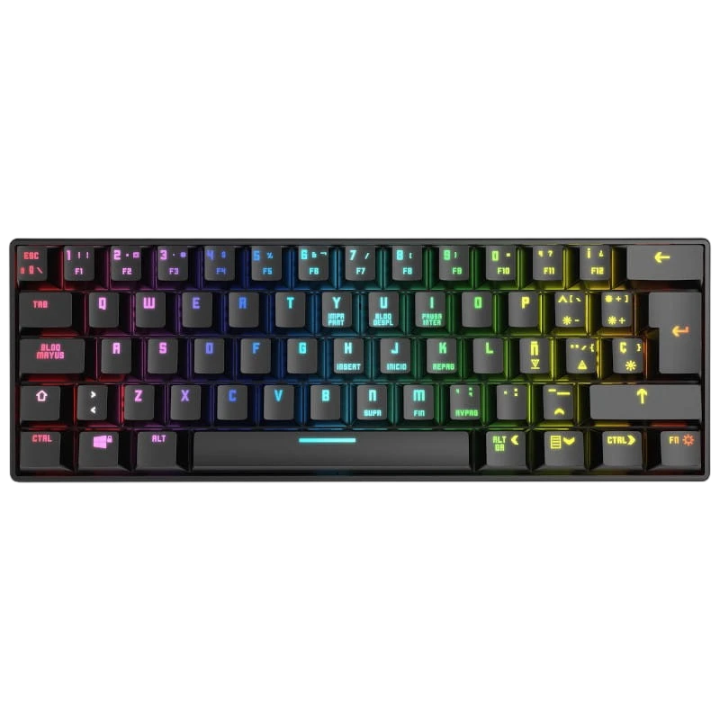 Krom Kluster RGB USB Bluetooth Switch Outemu Red Clavier mécanique sans fil mini