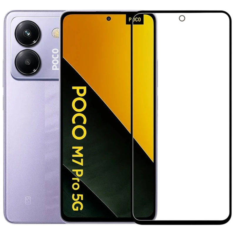 Protecteur en verre trempé Full Screen 3D Xiaomi Poco M7 4G