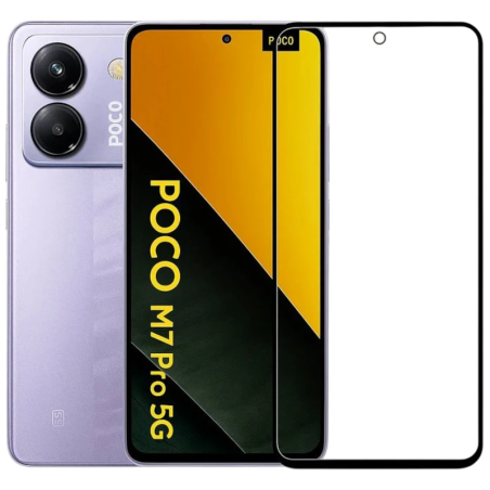 Protecteur en verre trempé Full Screen 3D Xiaomi Poco M7 4G