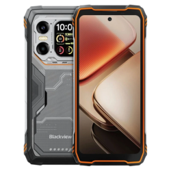 Blackview Xplore 1 5G 12GB/256GB Orange Rugged IP68/IP69K 6,78 pouces IPS 120Hz 64MP 20000mAh 18W NFC