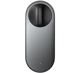 Aqara Smart Lock U200 Lite Noir avec verrouillage automatique et options d'usage nocturne Thread Bluetooth