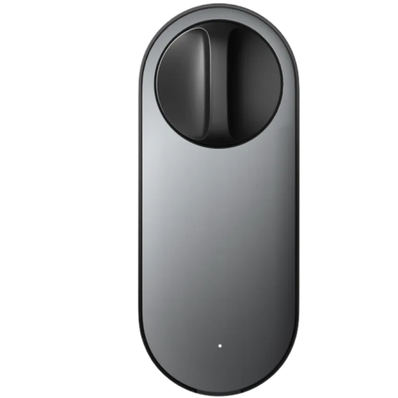 Aqara Smart Lock U200 Lite Noir avec verrouillage automatique et options d'usage nocturne Thread Bluetooth