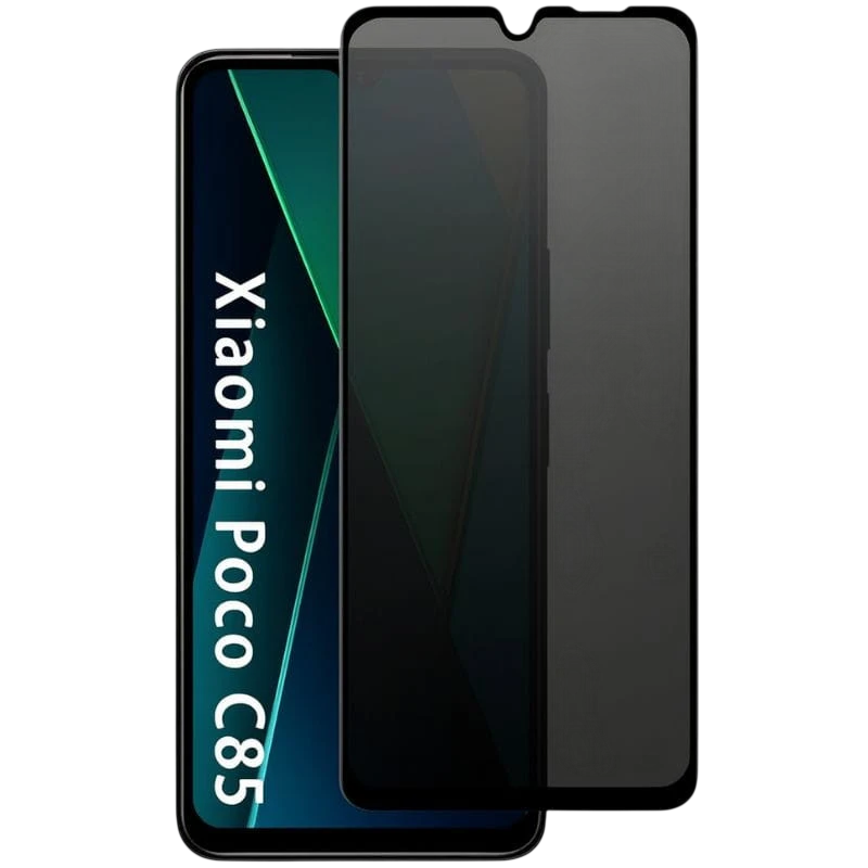 Protection d'écran en verre trempé Anti Espion Xiaomi  Poco C85