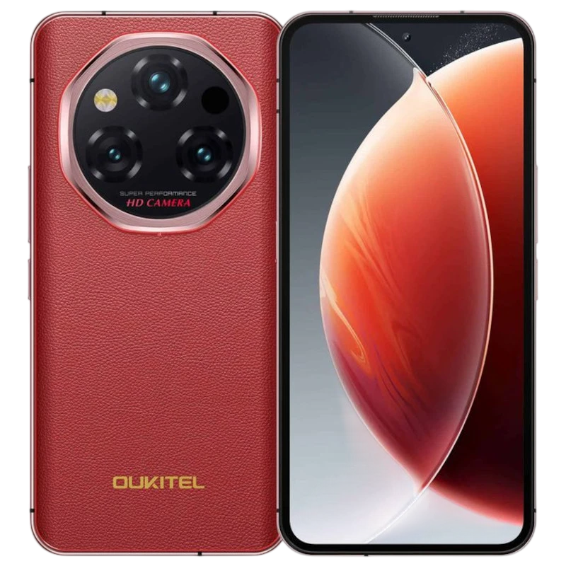 Oukitel WP210 5G 12GB/512GB Rouge Rugged IP68/IP69K 6,7 pouces AMOLED 120Hz 108MP 8800mAh 45W NFC