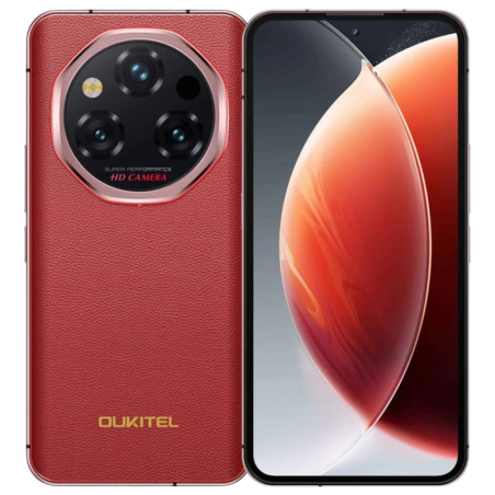Oukitel WP210 5G 12GB/512GB Rouge Rugged IP68/IP69K 6,7 pouces AMOLED 120Hz 108MP 8800mAh 45W NFC