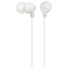 Sony MDR-EX15AP Blanc avec micro Écouteurs