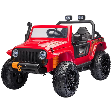 Tout-terrain 12V Rouge 2 moteurs Voiture électrique pour enfants