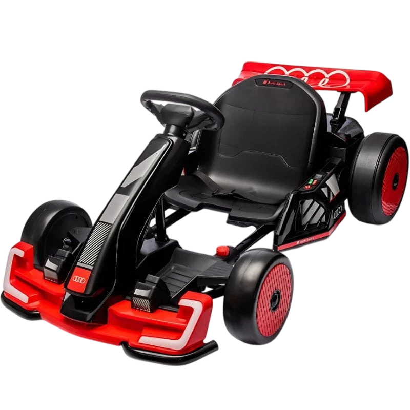 Audi GoKart 24V Rouge 50kg ceinture de sécurité Voiture électrique pour enfants
