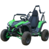Buggy UTV Tout-terrain 48V Vert lumières LED Voiture électrique pour enfants