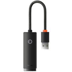 Baseus Lite Series Adaptateur USB vers RJ45 Noir