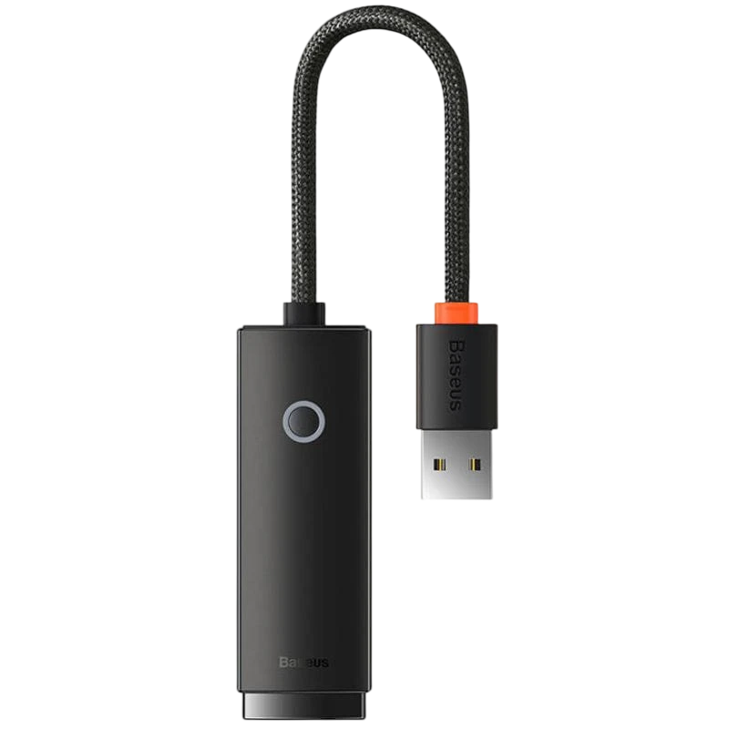 Baseus Lite Series Adaptateur USB vers RJ45 Noir