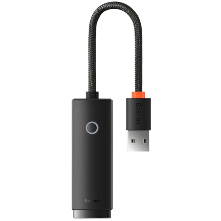 Baseus Lite Series Adaptateur USB vers RJ45 Noir